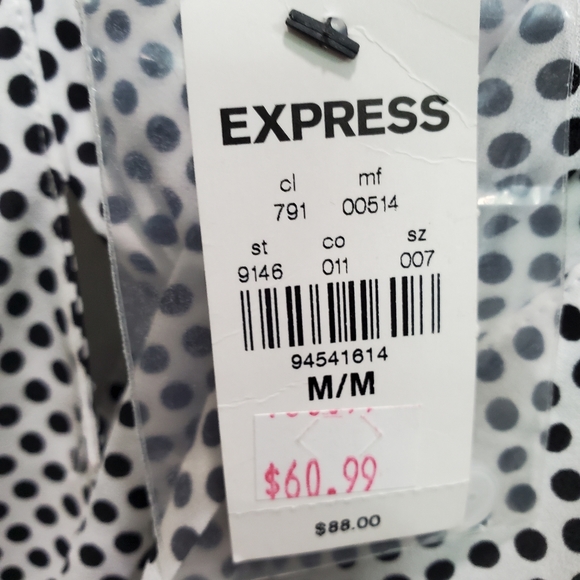 Express Polka Dot Long Dress - Picture 6 of 6